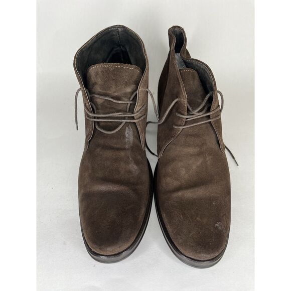 Tomax Brown Suede Leather Lace Up Ankle Chukka Boots Men Sz 10M US/43-44EU main image 8